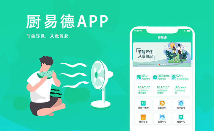 厨易得APP软件小程序设计厨房餐饮行业